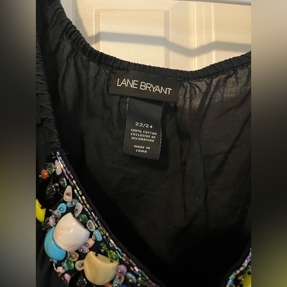 Lane Bryant, sleeveless tunic with beads around neck 22/24 - Picture 3 of 3